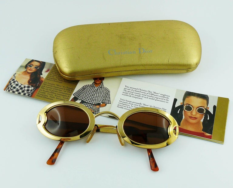 Christian Dior Vintage "Lunettes Show" Limited Edition Sunglasses, 1995 For  Sale at 1stDibs | christian dior lunettes, christian dior limited edition  sunglasses
