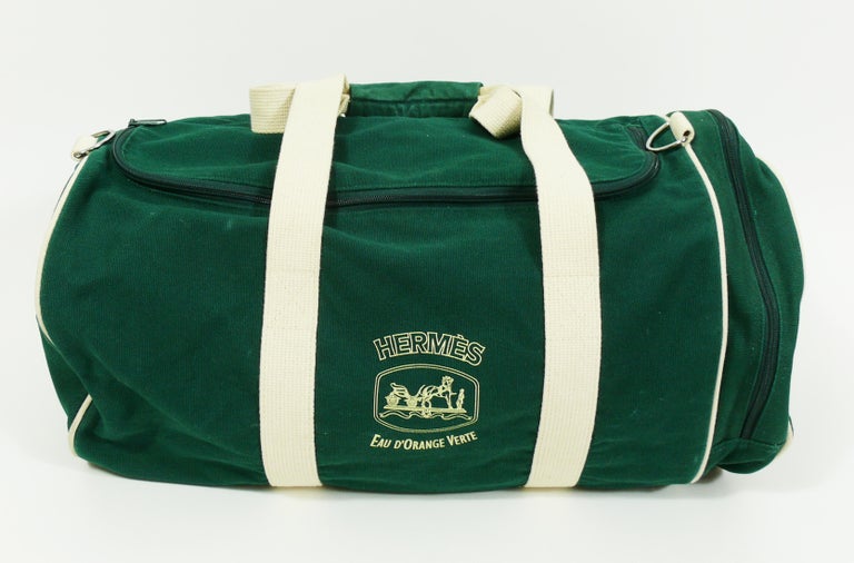 Hermes Eau D'Orange Verte Duffle Sports Bag at 1stDibs | hermes