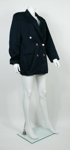 Jean Paul Gaultier Vintage Navy Blue Nautical Blazer