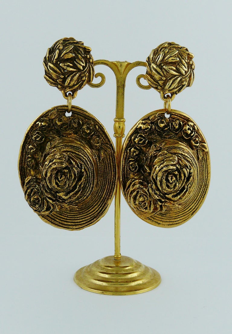 Boucles D'Oreilles Clip Vintage Chantal Thomass - Occasion