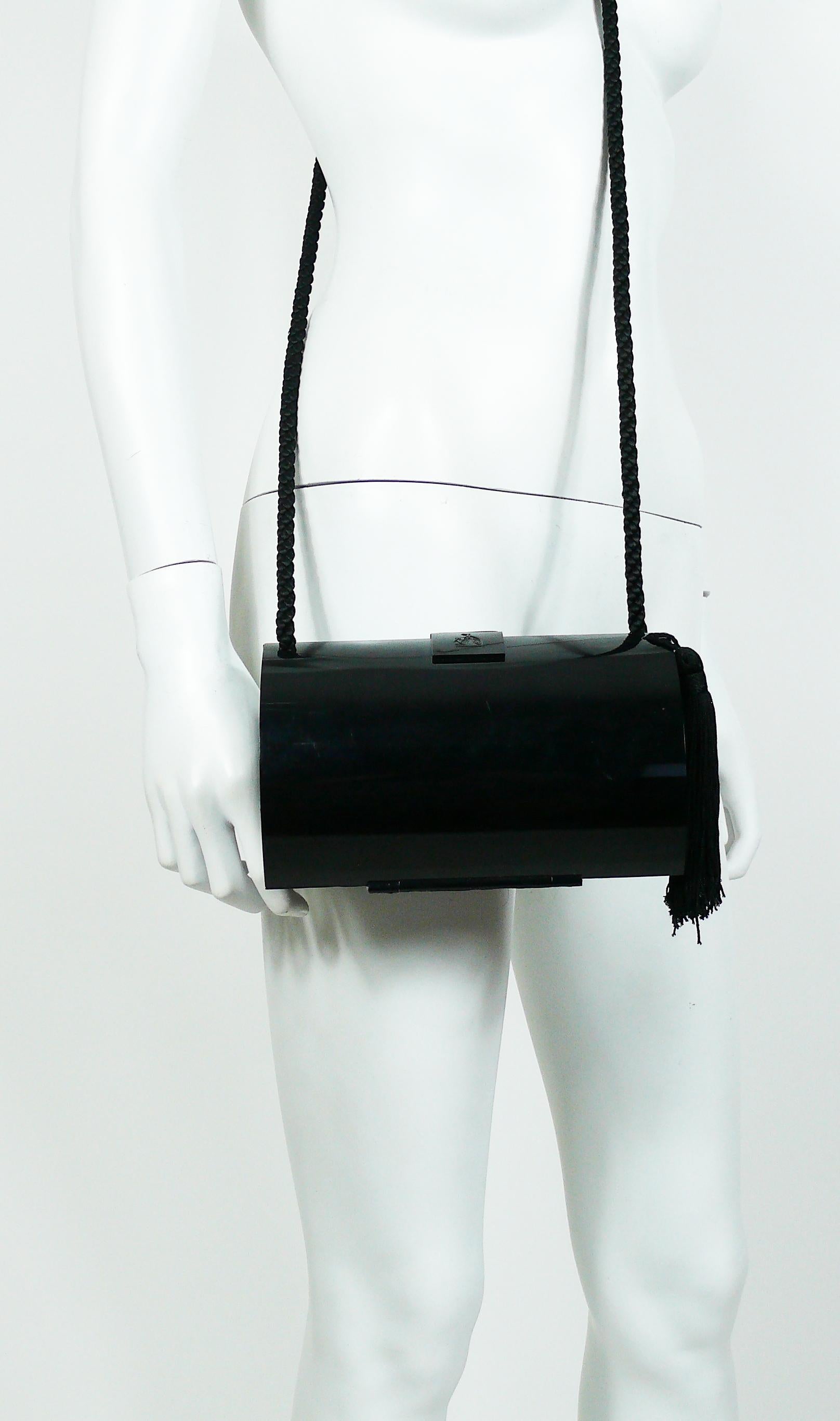 Lanvin Vintage Tassel Minaudiere Shoulder Bag In Good Condition In Nice, FR