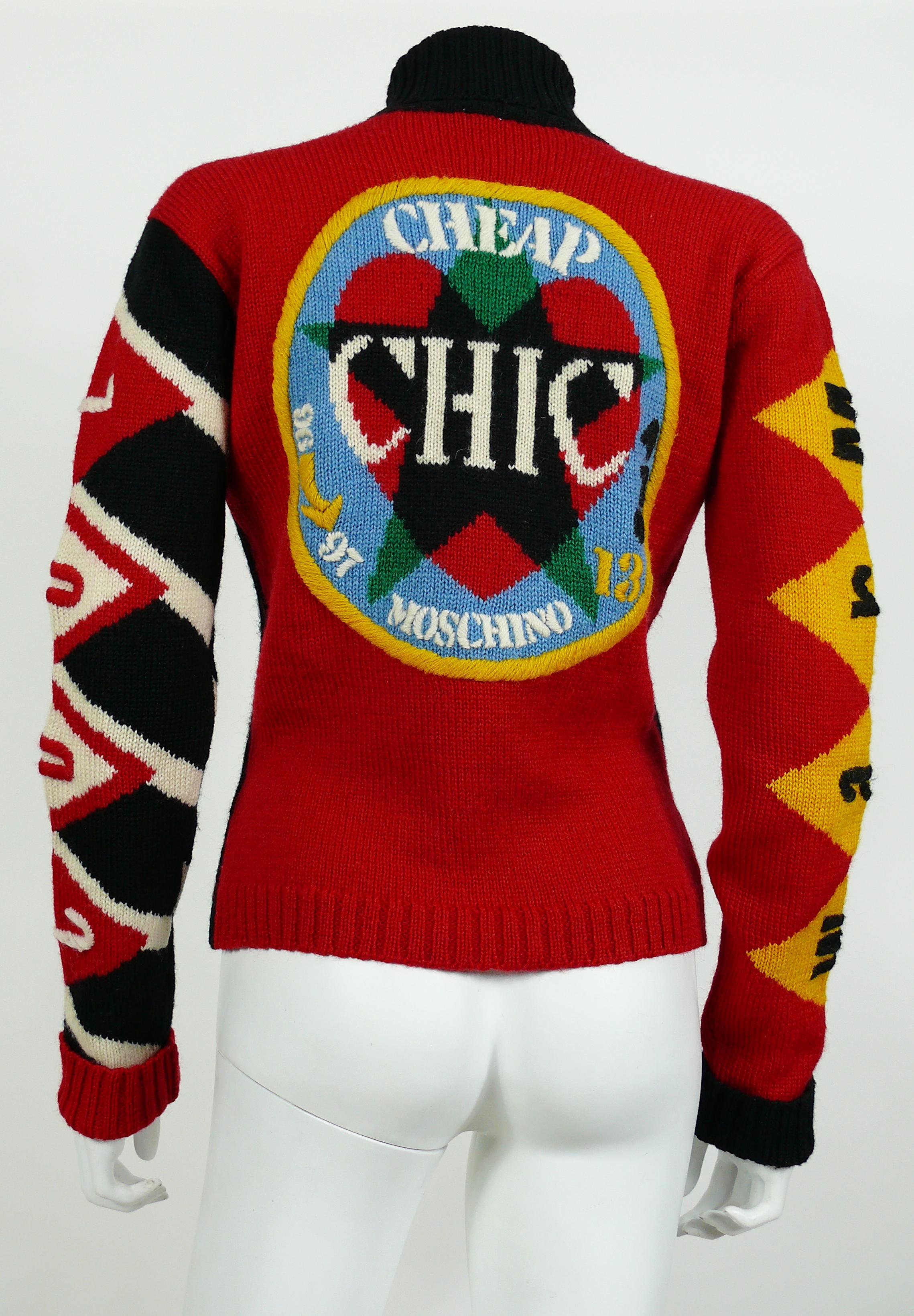 Women's Moschino Vintage The Italian Dream Sweater US Size 10