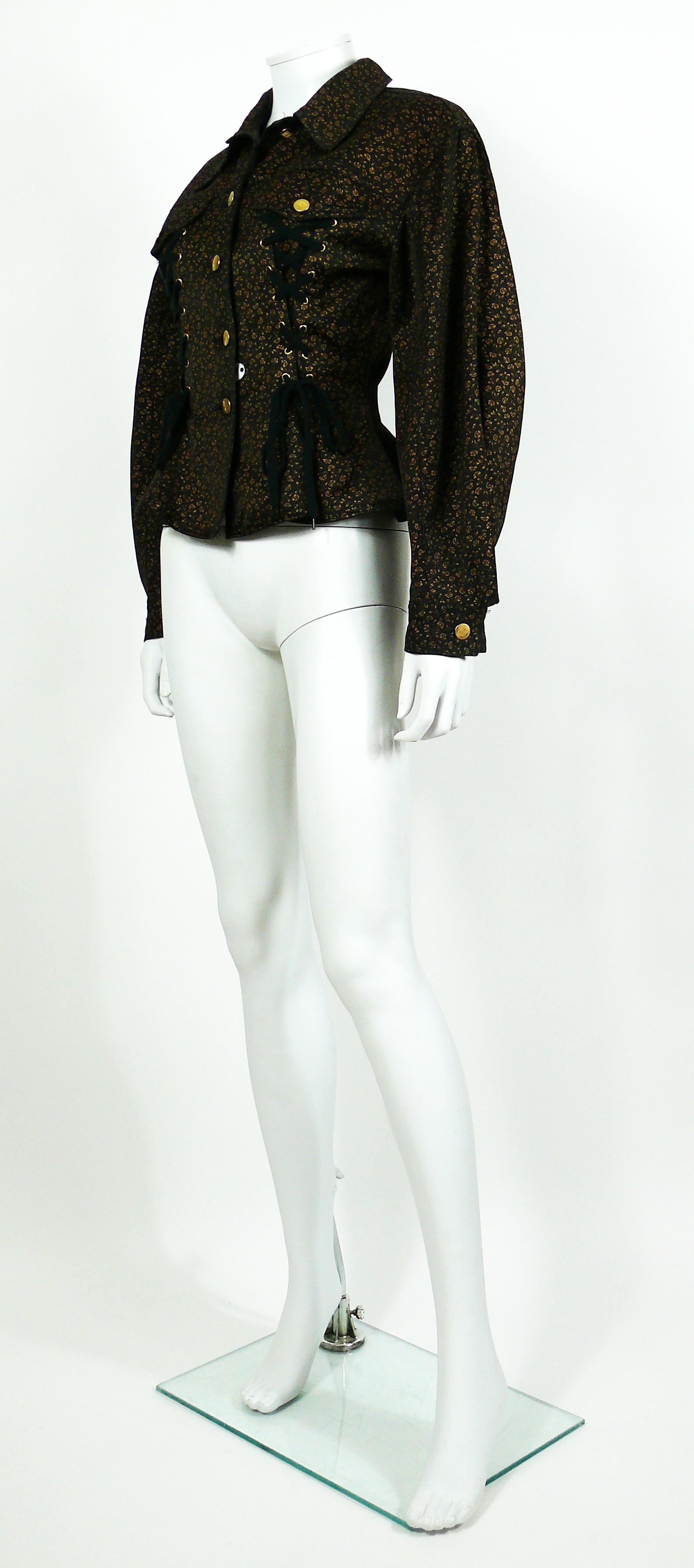 Women's Jean Paul Gaultier Junior Vintage Iconic Corset Style Jacket For Sale
