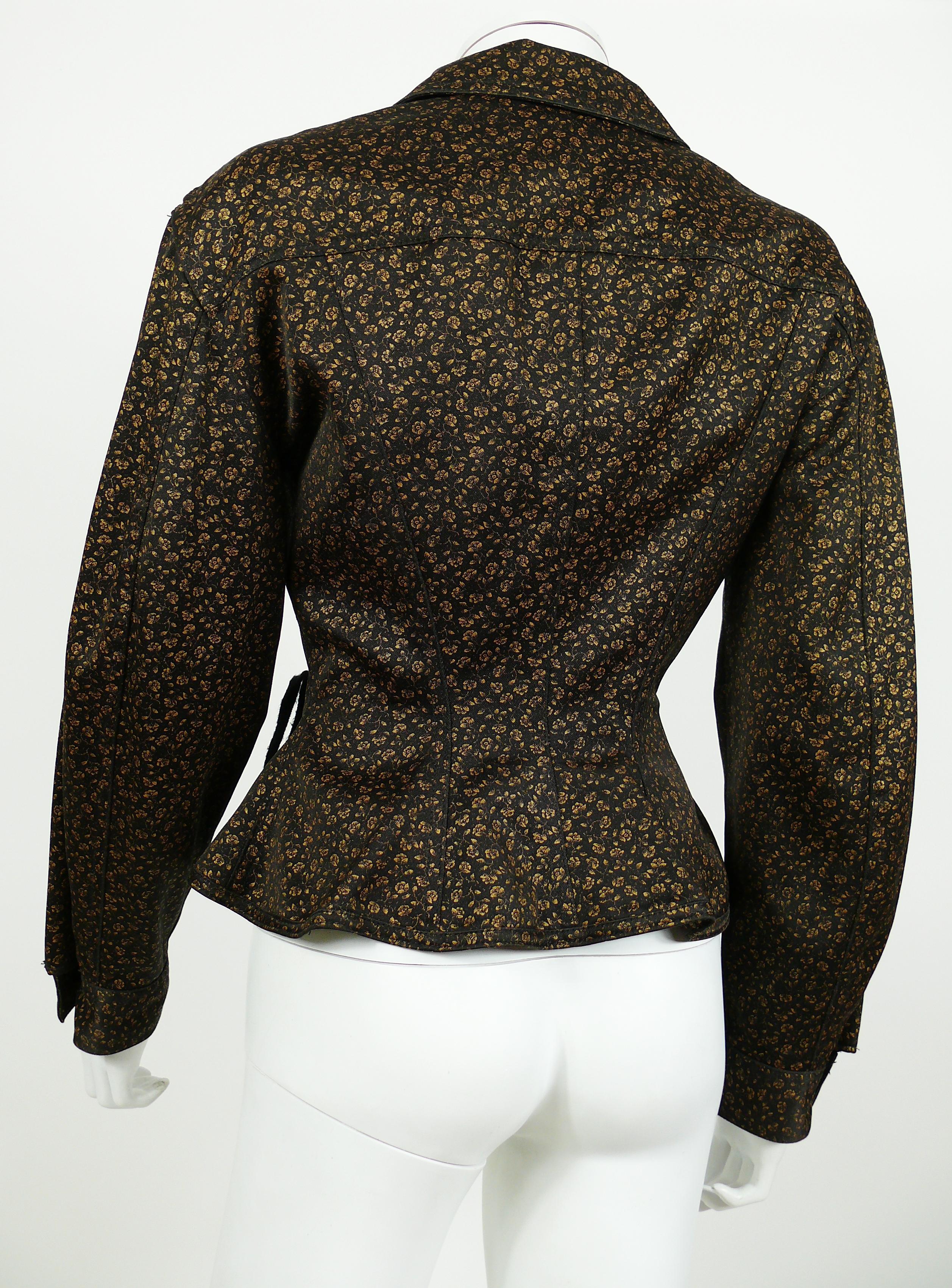 Jean Paul Gaultier Junior Vintage Iconic Corset Style Jacket For Sale 3