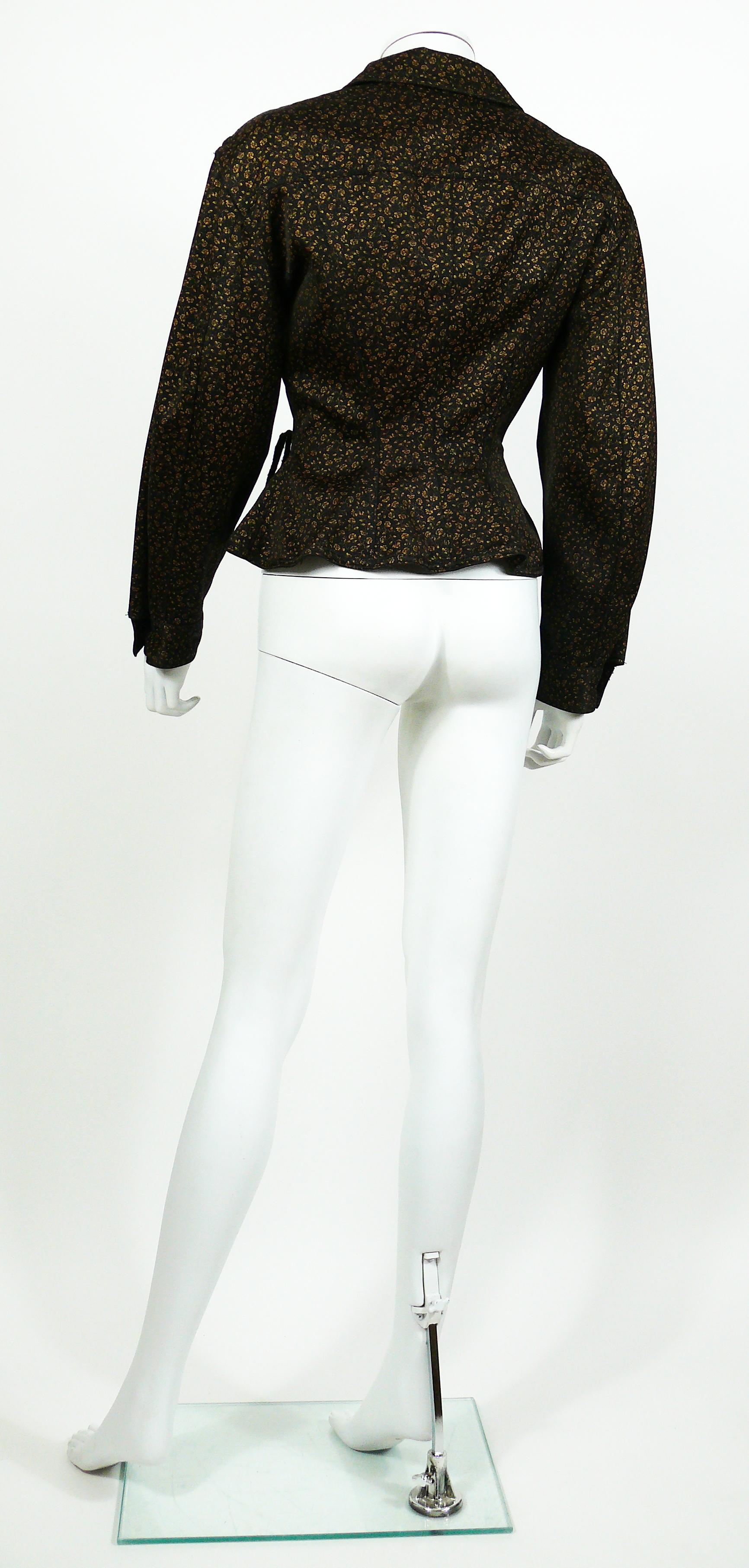 Jean Paul Gaultier Junior Vintage Iconic Corset Style Jacket For Sale 2