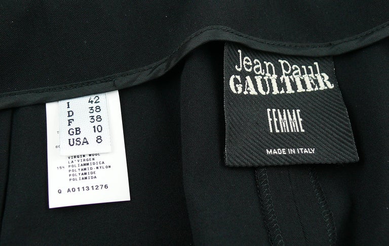 Jean Paul Gaultier Iconic Black Cage Skirt US Size 8 at 1stDibs | denim ...