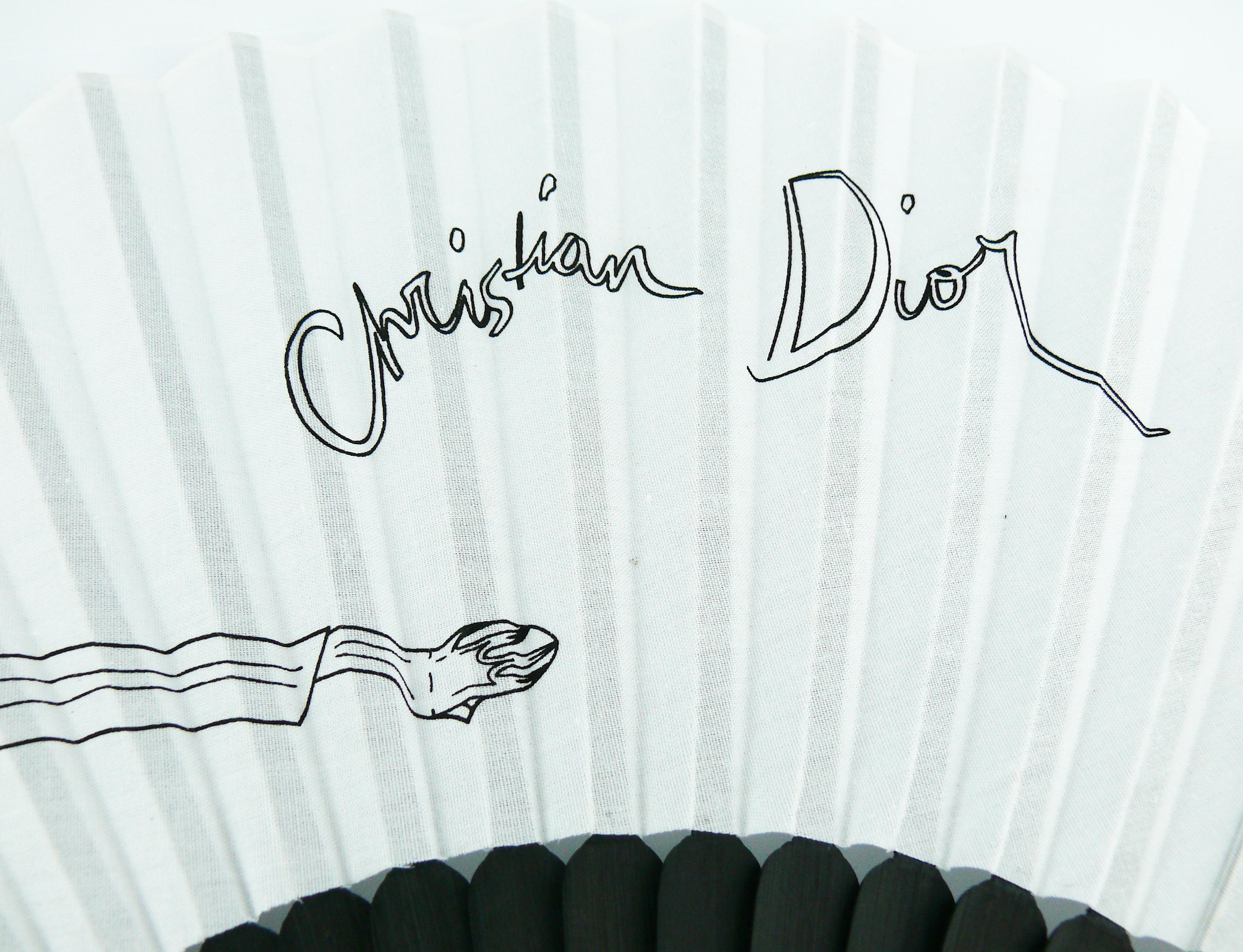 Christian Dior Fan In Excellent Condition In Nice, FR