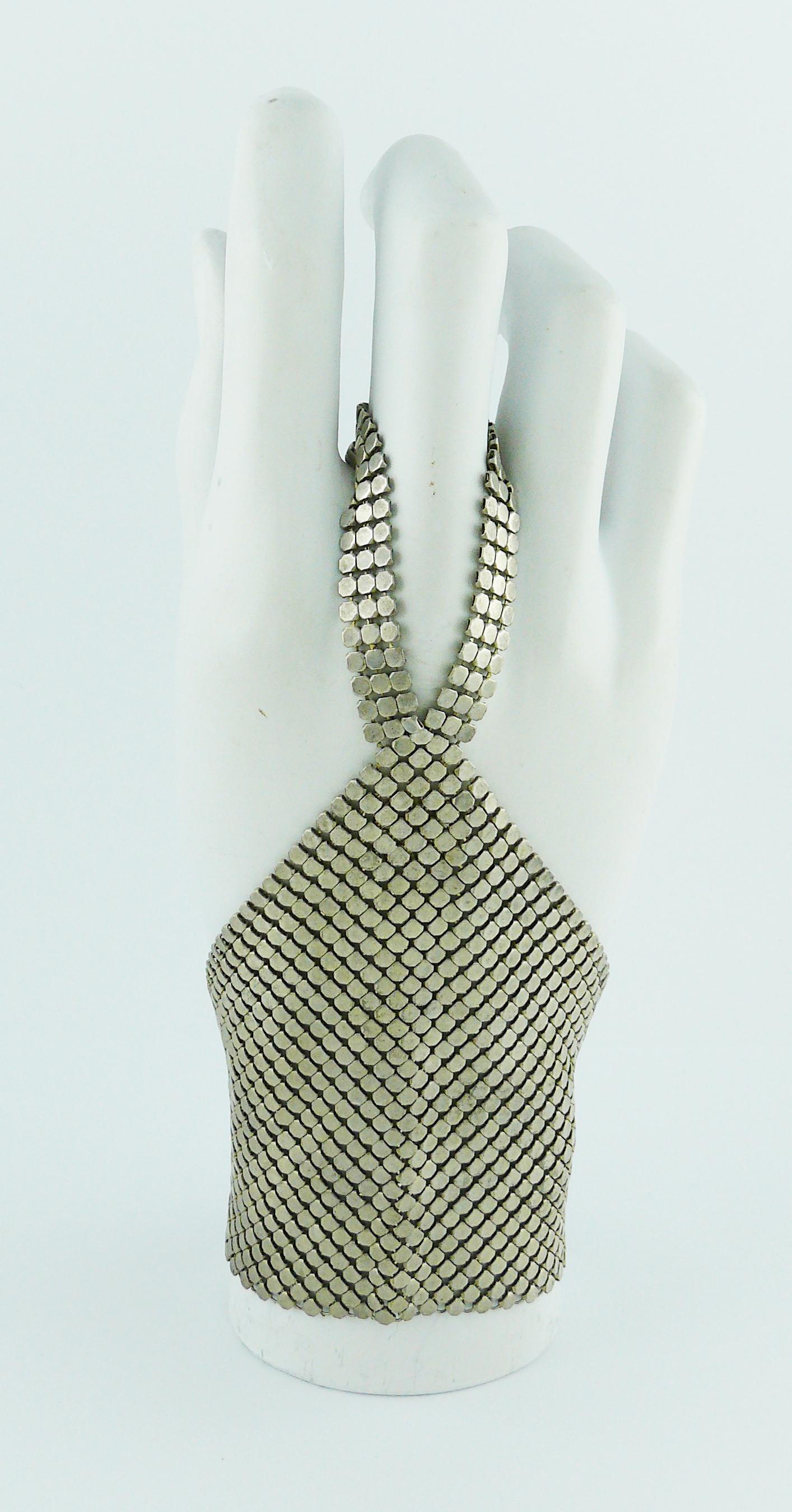 Paco Rabanne Vintage Hand Mesh Ring In Good Condition In Nice, FR