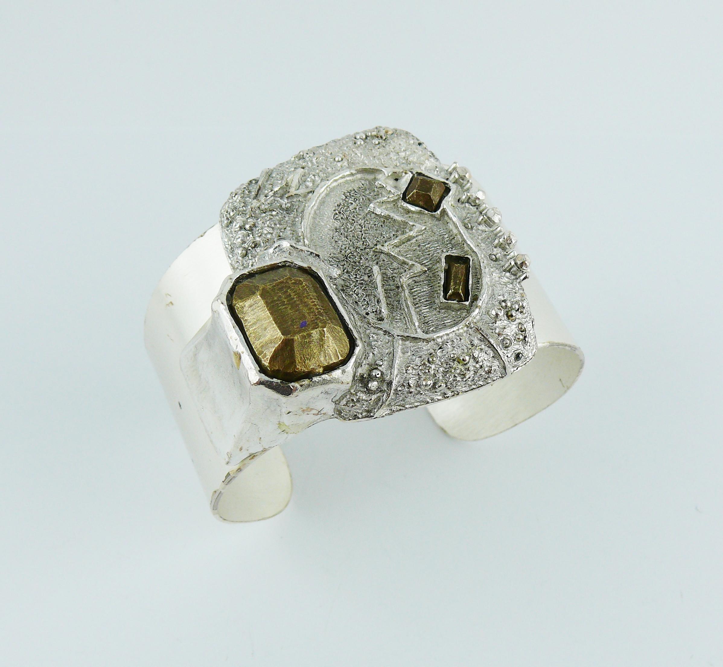 Christian Lacroix Vintage Arty Cuff Bracelet en vente 1