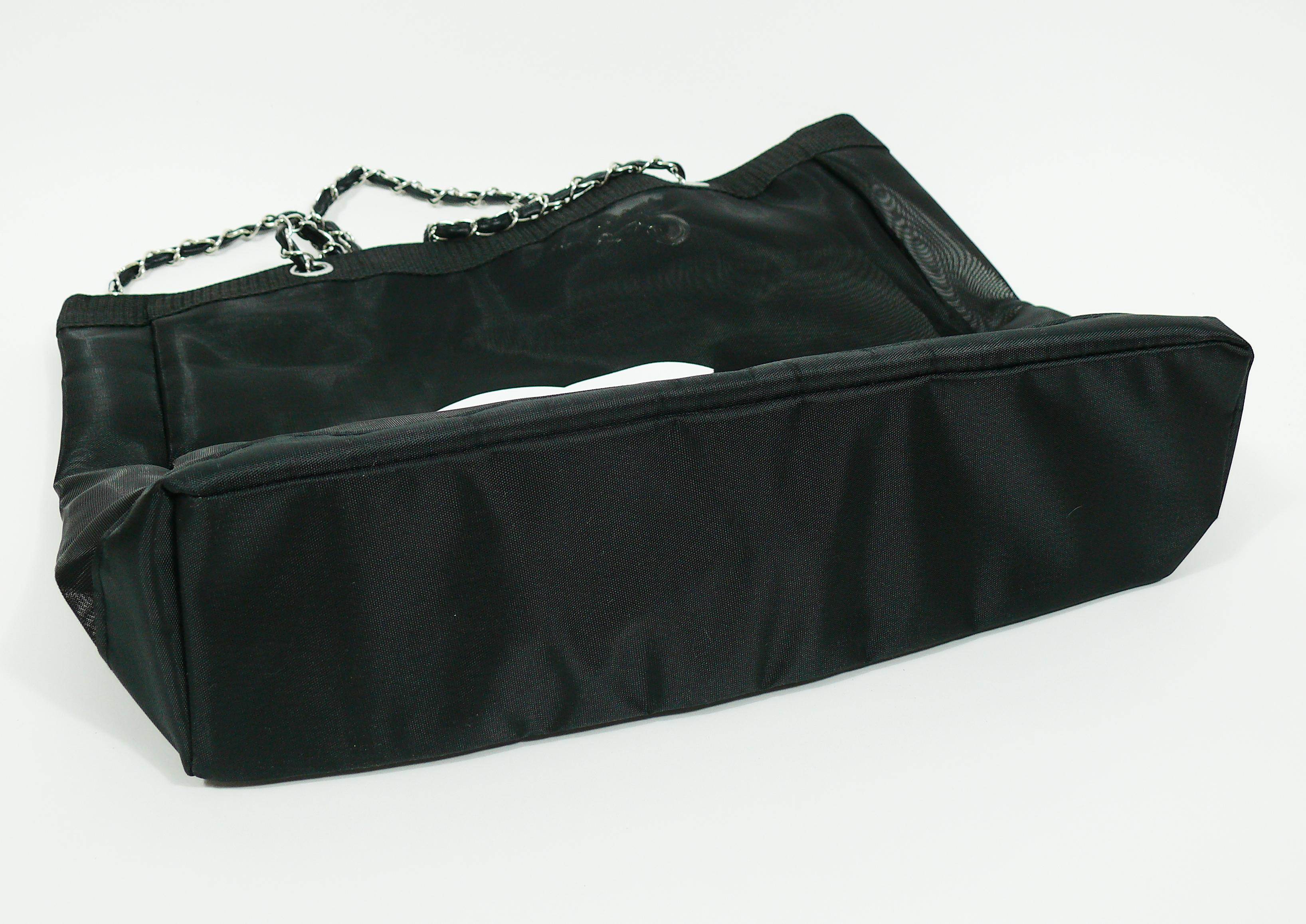 Chanel Mesh Tote Shopping Gift Bag 4