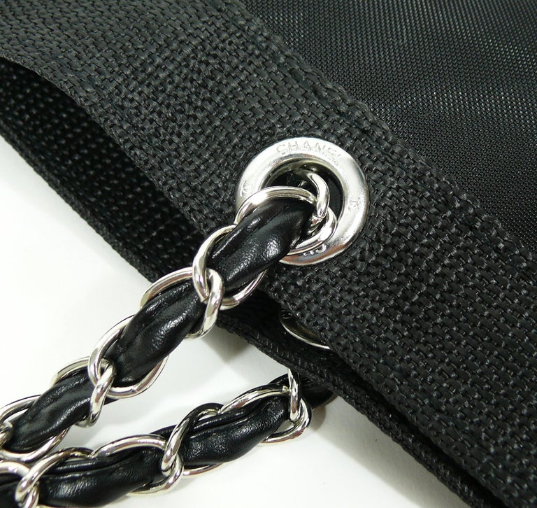 Chanel Mesh Tote Shopping Gift Bag at 1stDibs chanel mesh bag, chanel