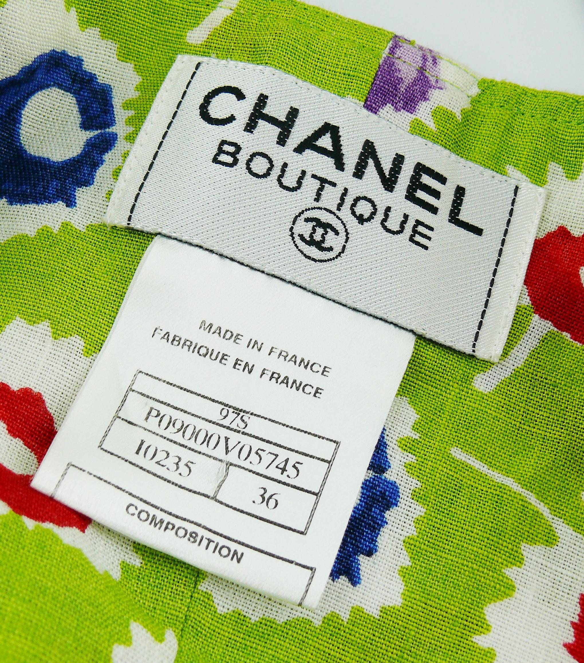 Chanel Boutique Vintage Linen Dress, Summer 1997  4