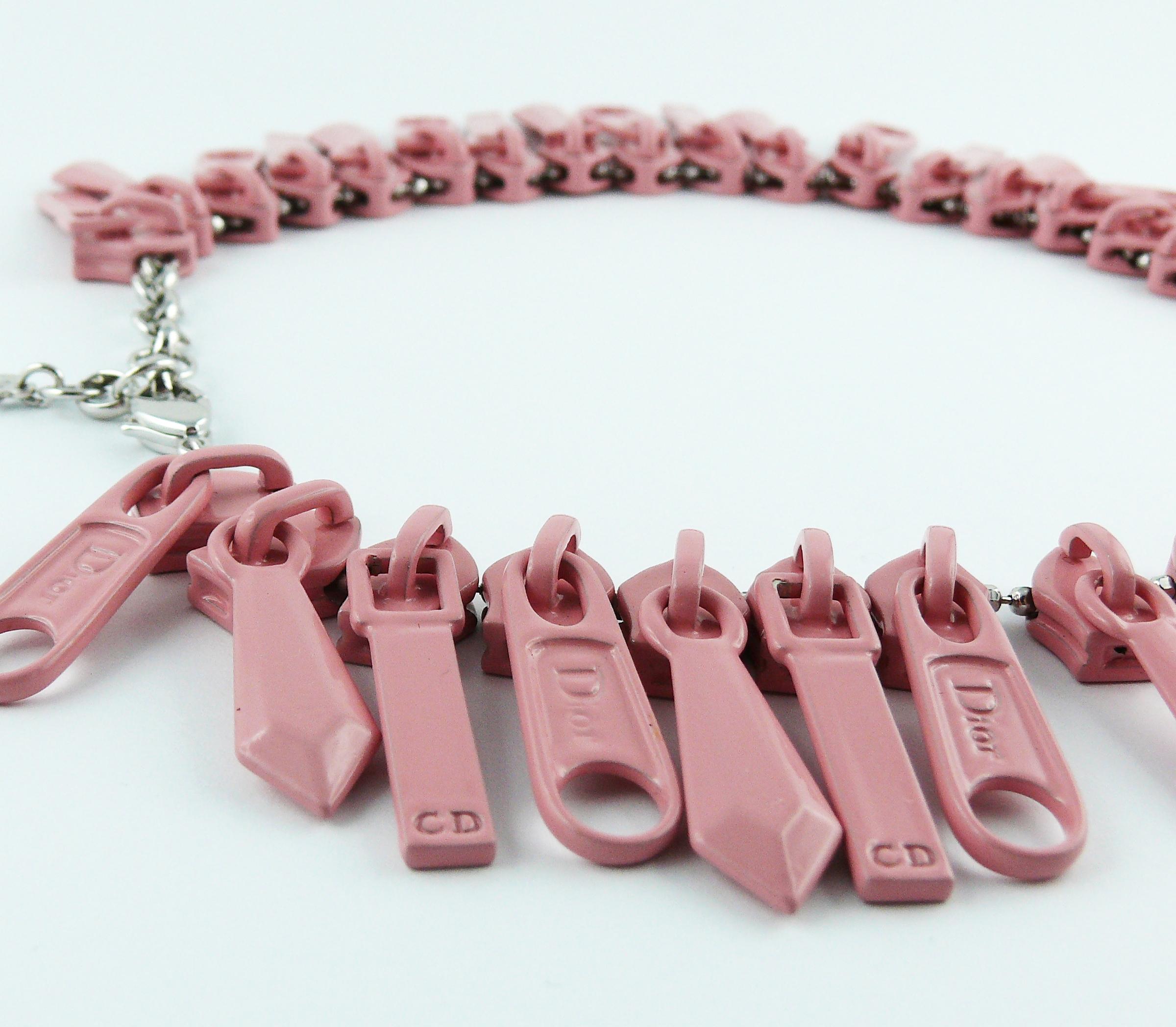 dior pink necklace