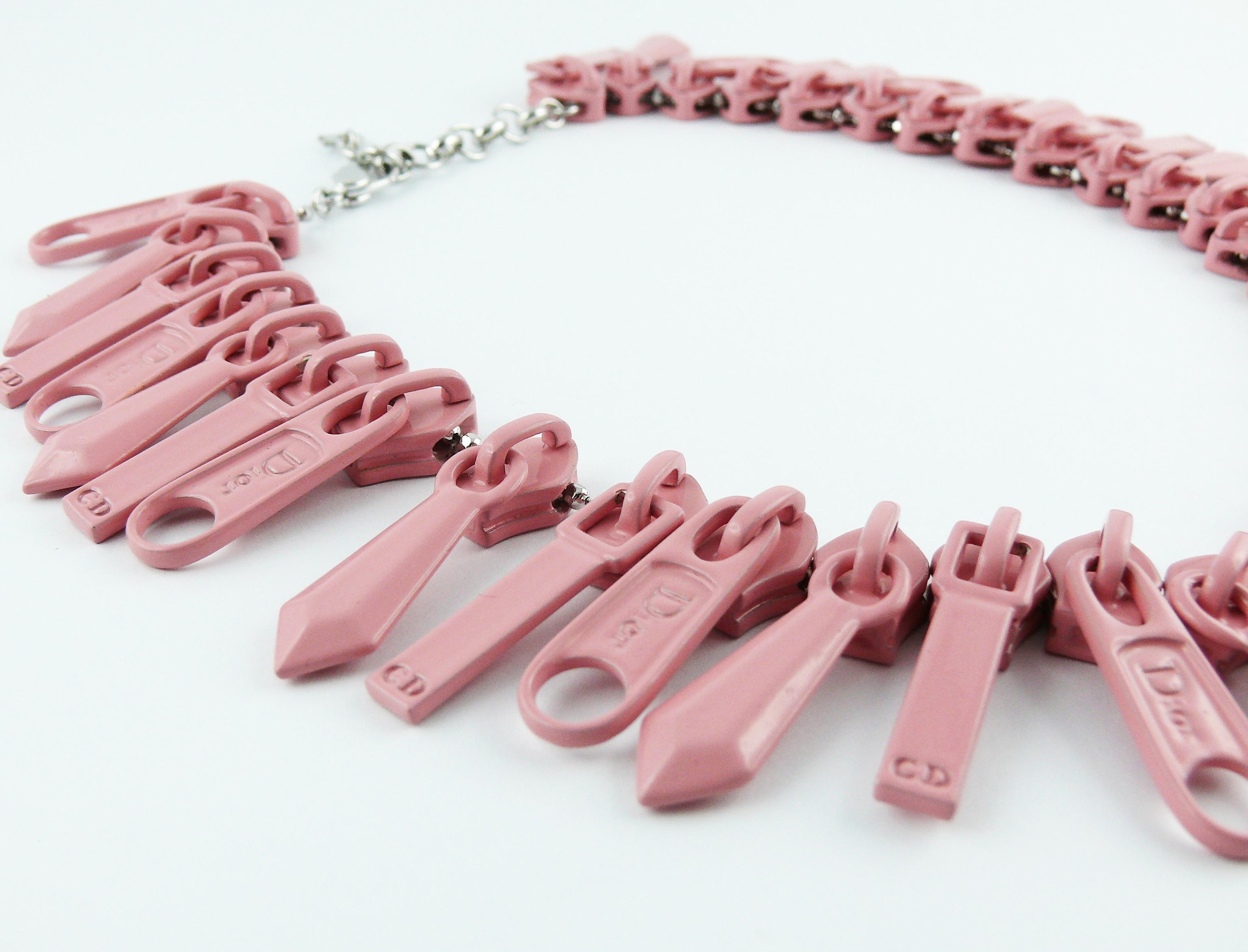 dior necklace pink