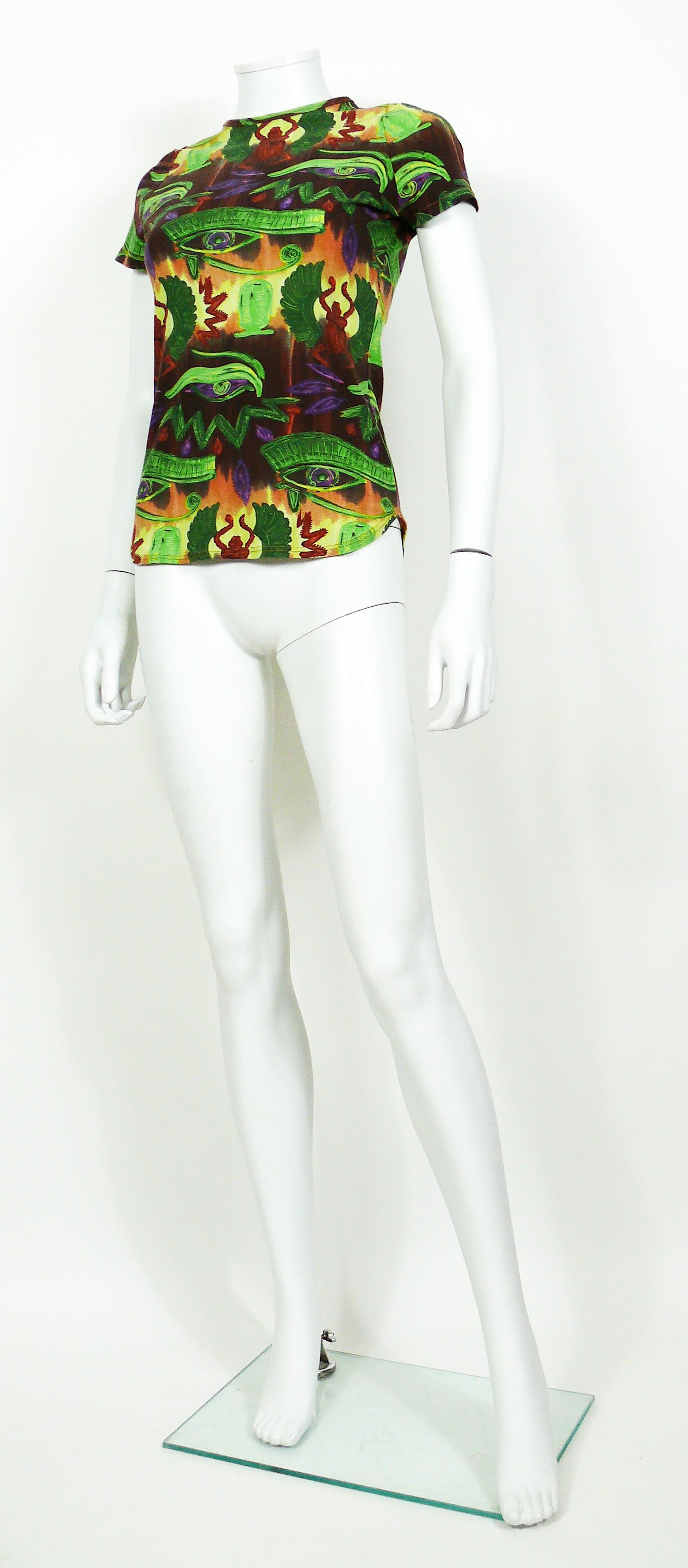 Jean Paul Gaultier Vintage Egyptian Print Top 1