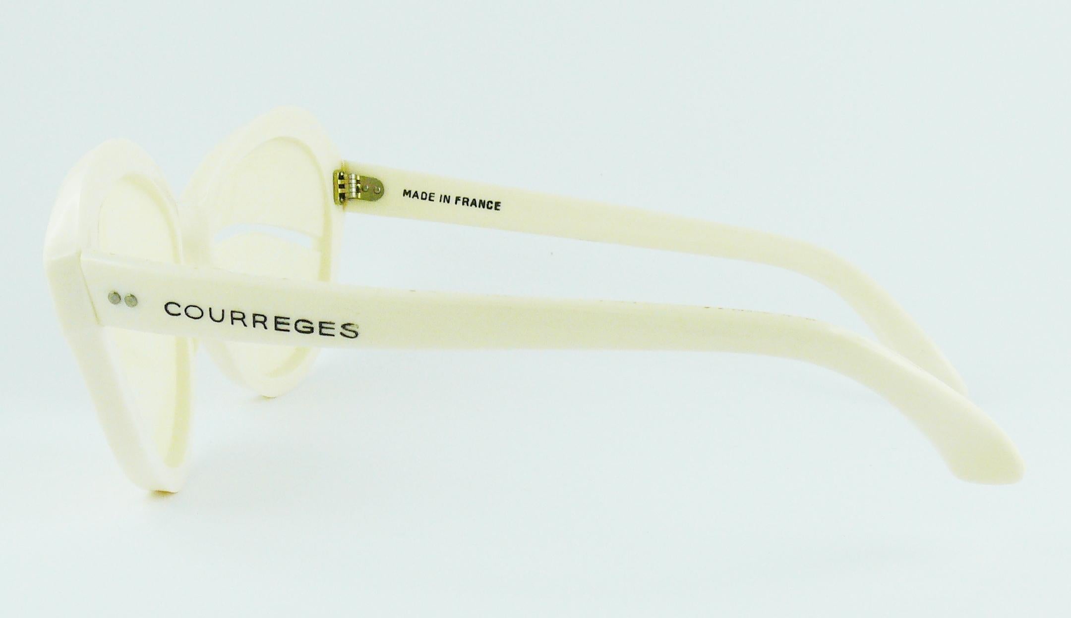 Gris COURREGES Lunettes de soleil vintage Icone The Eclipse