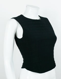 Chanel Black Quilted Top, 2000