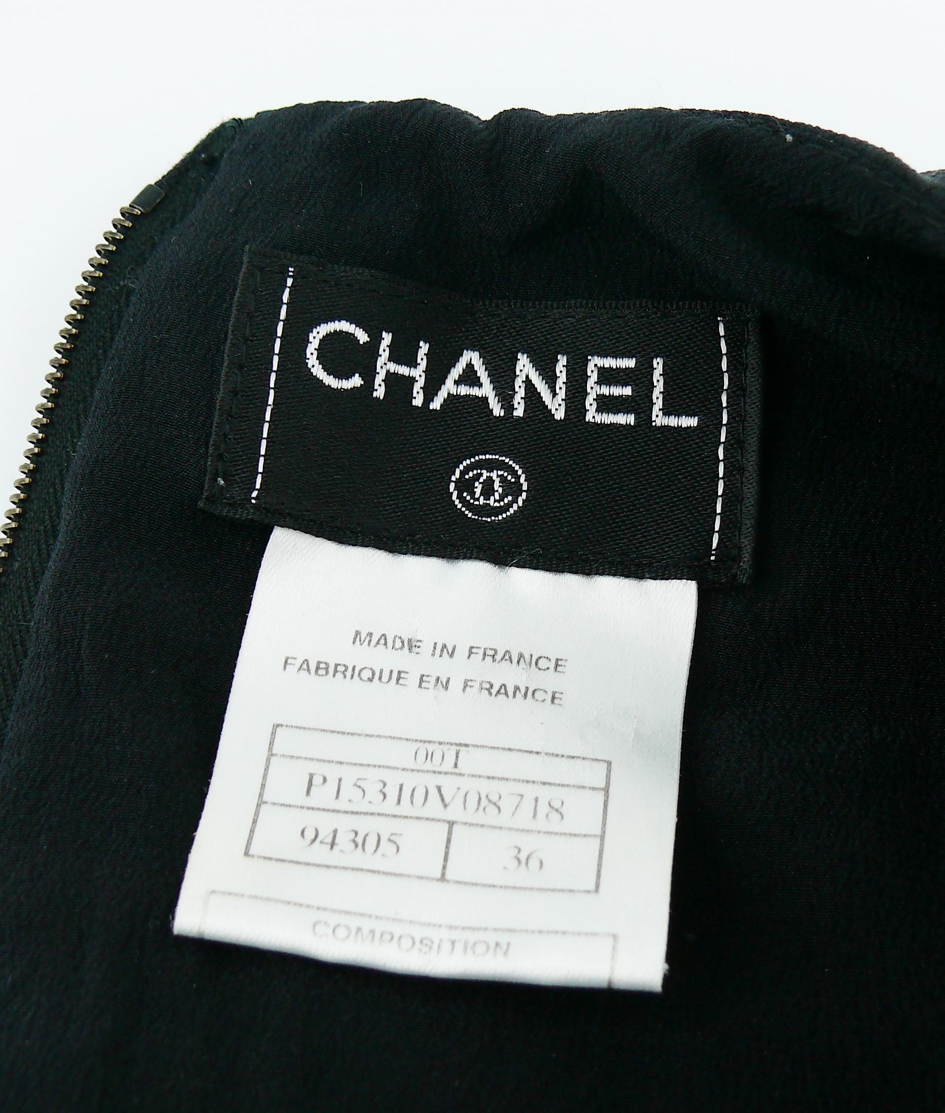 Chanel Black Quilted Top, 2000  For Sale 2