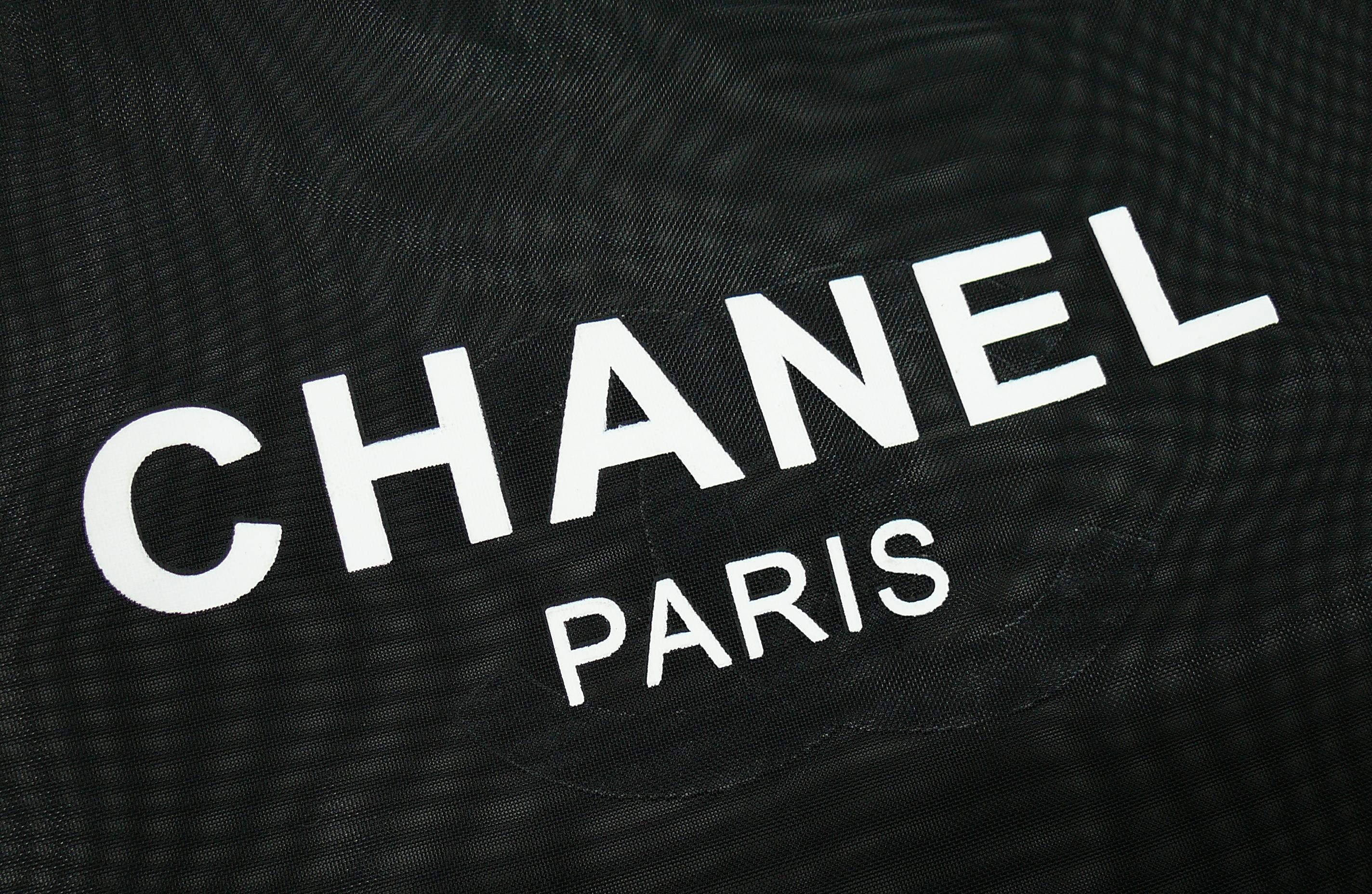 Chanel Mesh Tote Shopping Gift Bag 2