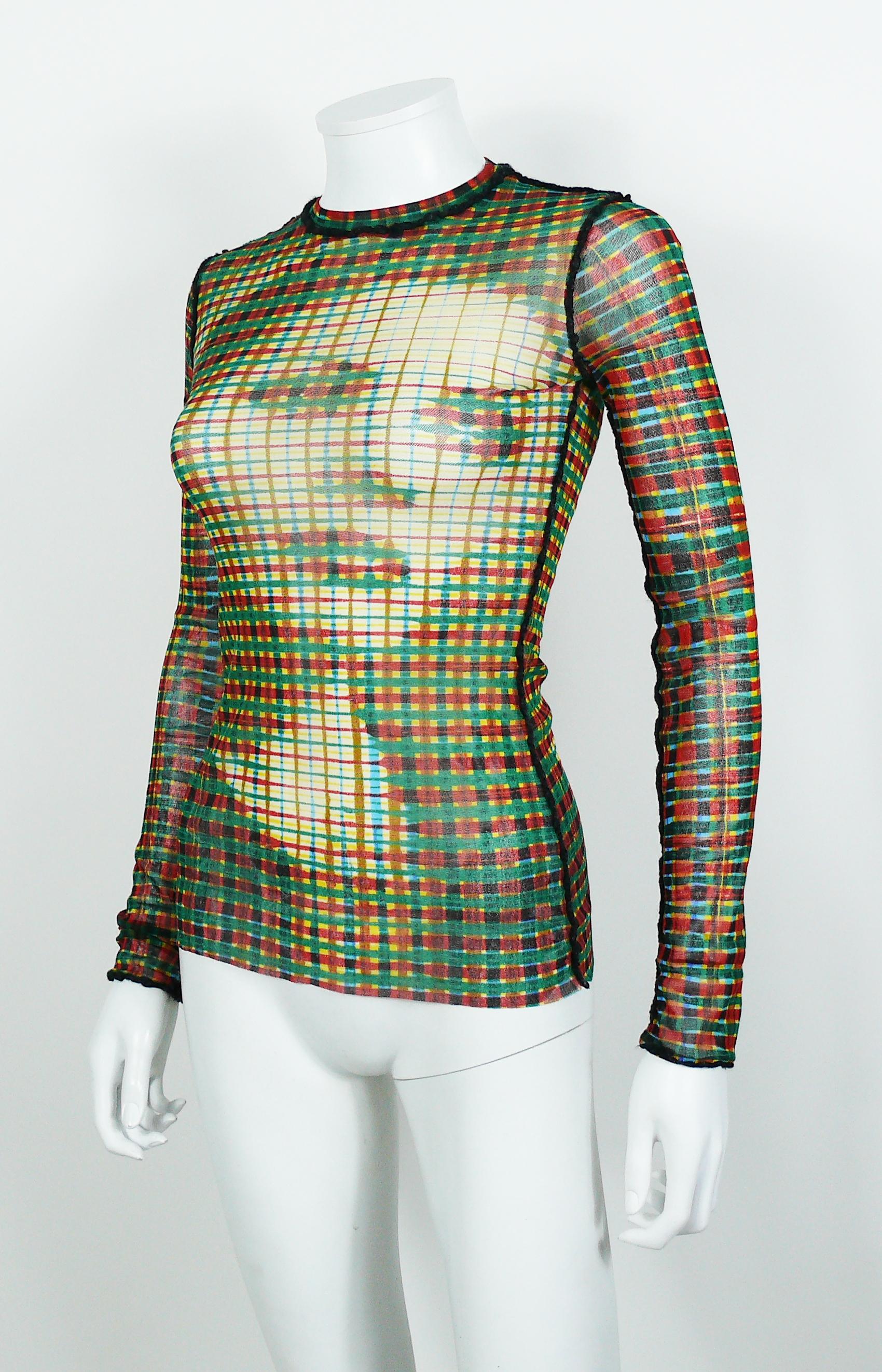 illusion mesh top