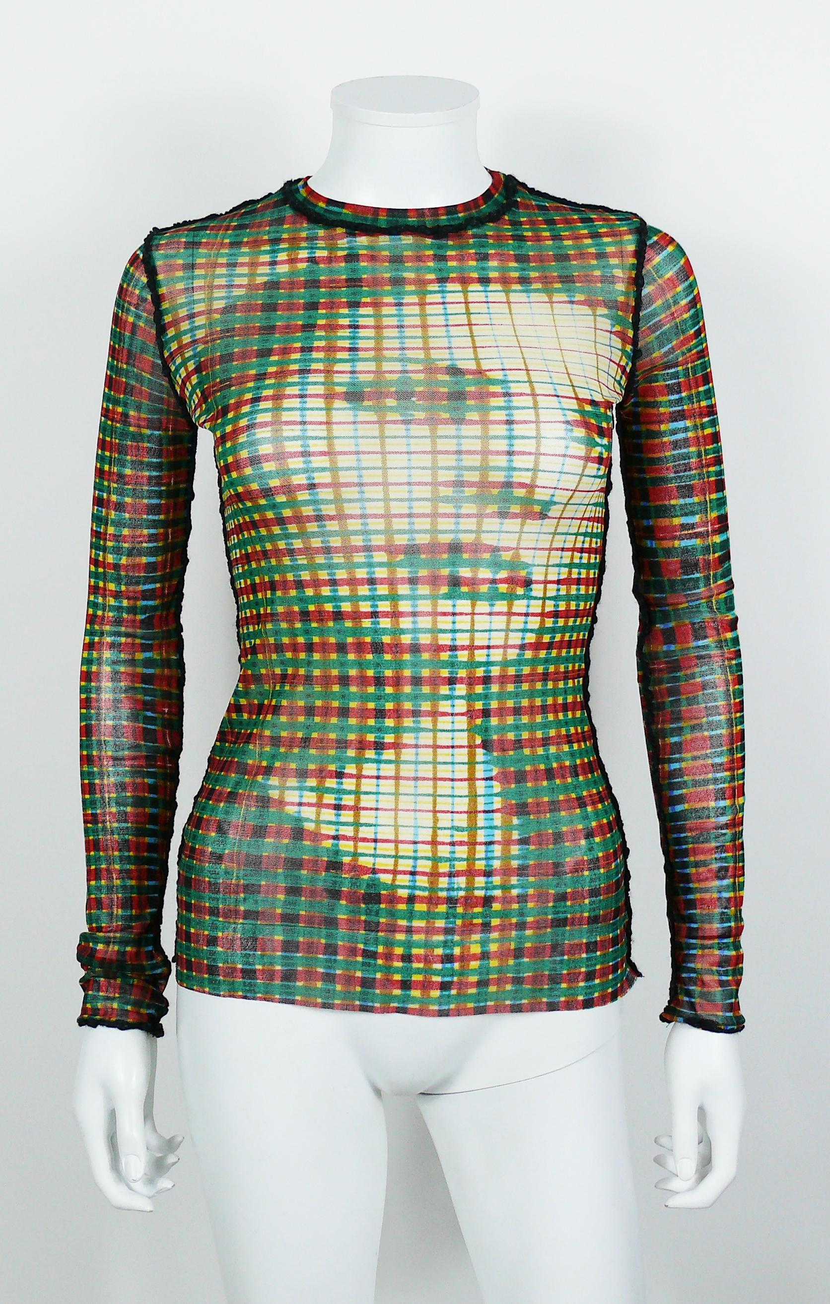 mesh illusion top
