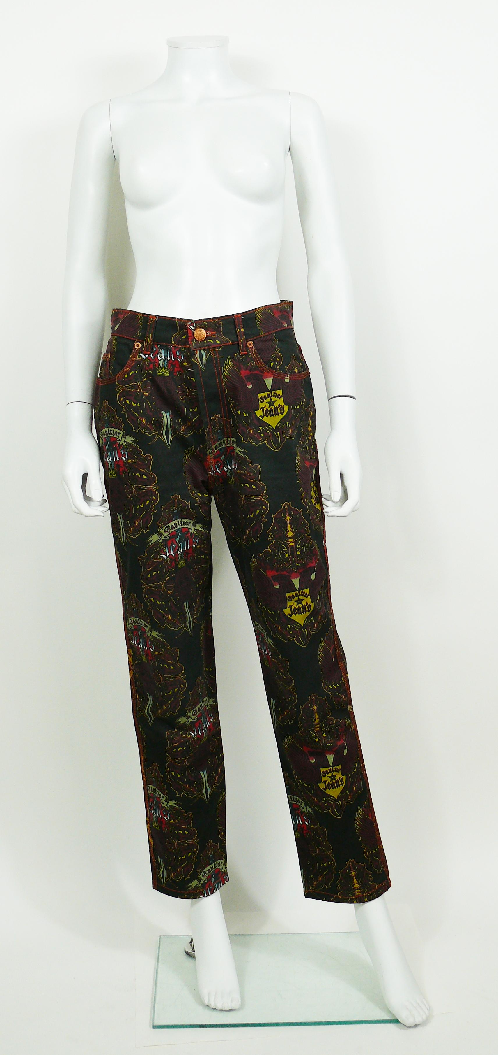 vintage print pants