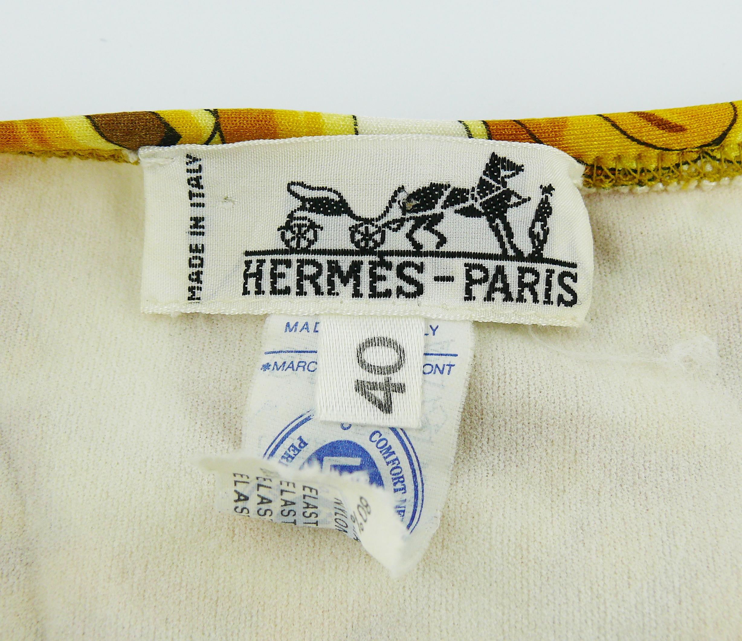 Women's Hermes Vintage One Piece Swimsuit Size 40