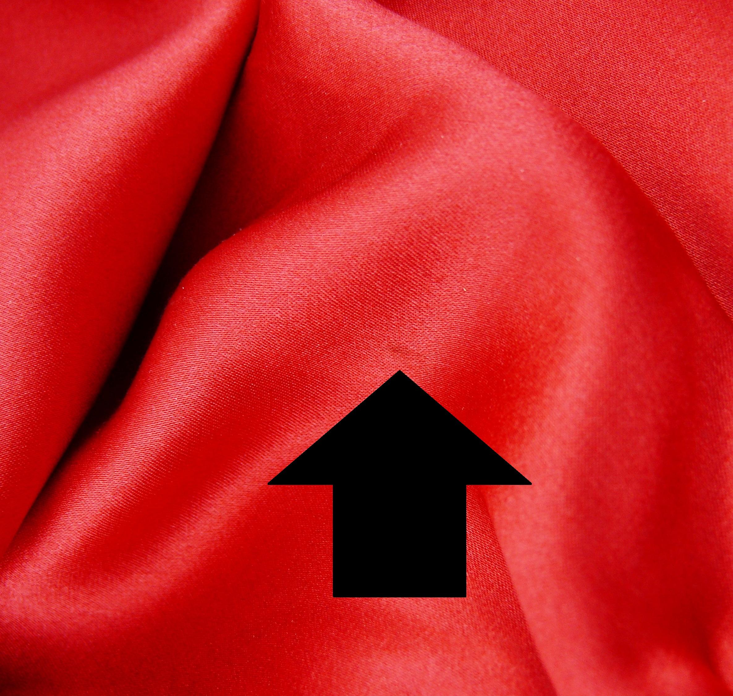 Yves Saint Laurent YSL Rive Gauche Vintage Red Silk Wrap Style Dress For Sale 8
