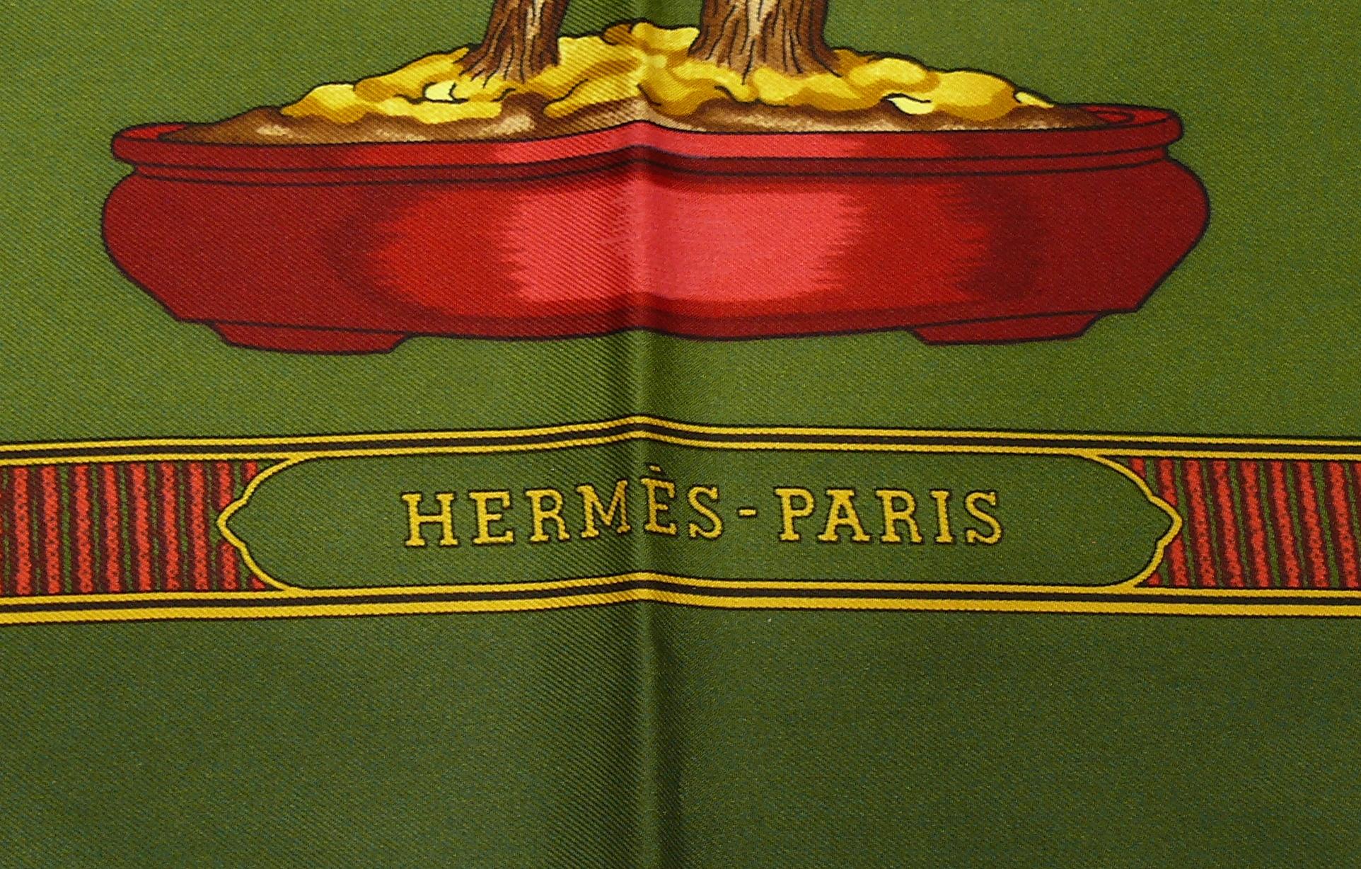 hermes bonsai scarf