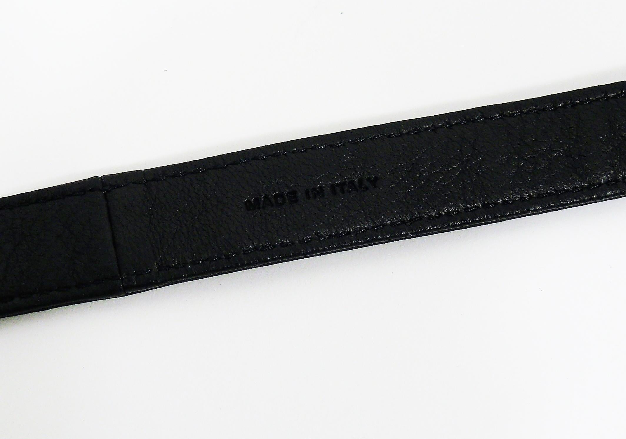 Chanel Uniform Black Quilted Leather Waist-Belt Bag 10