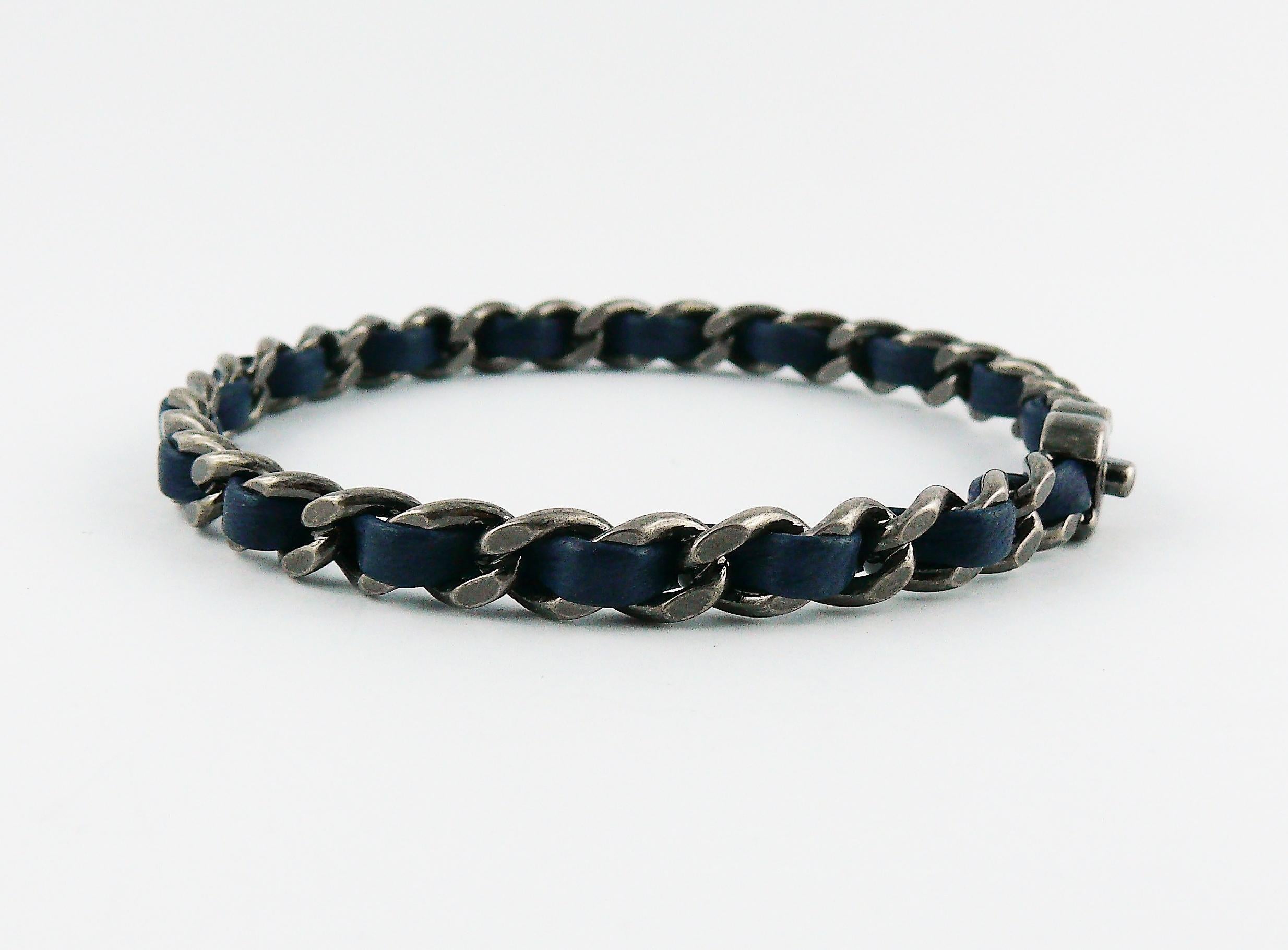 chanel bracelet leather
