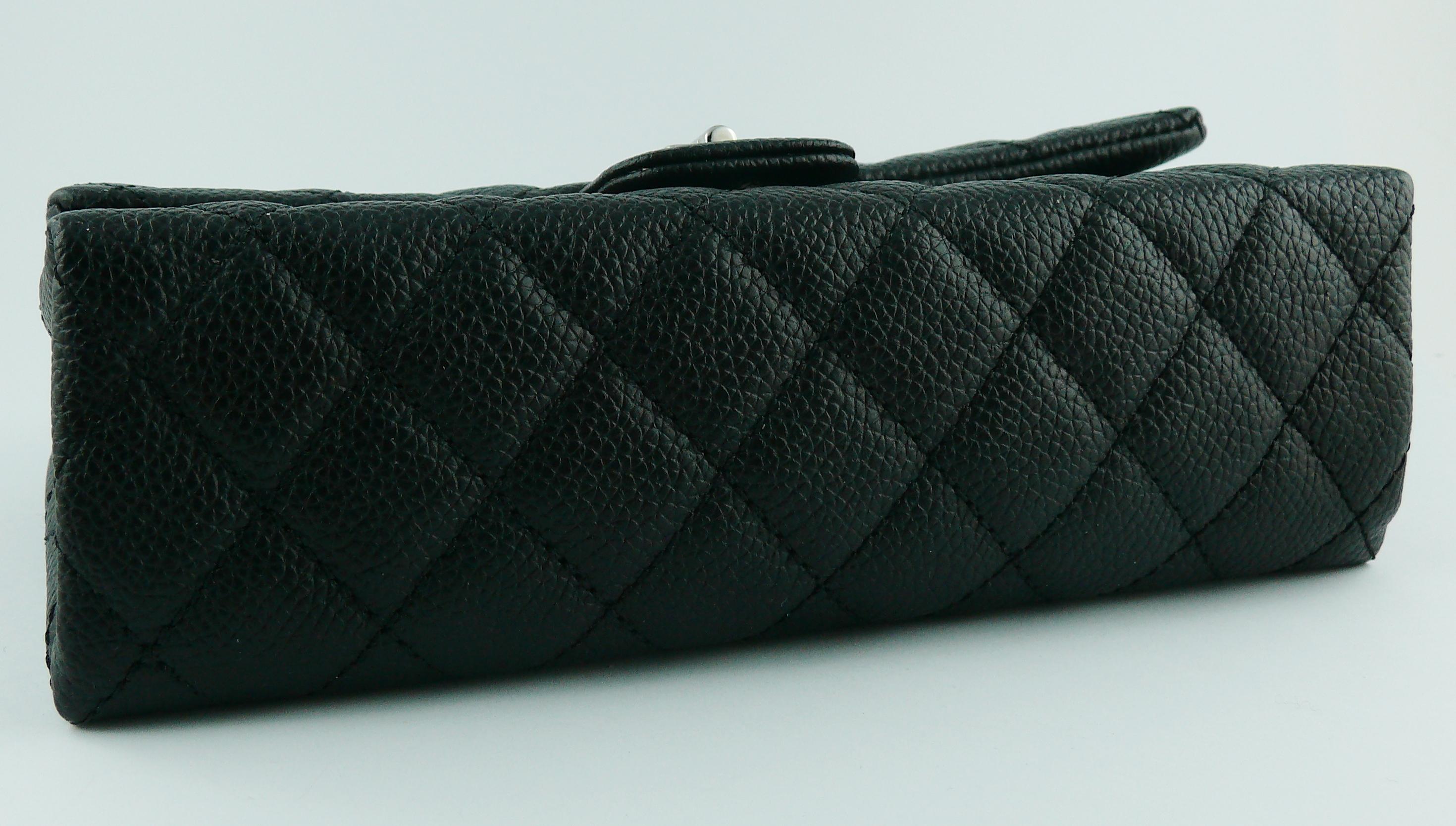 Chanel Uniform Black Quilted Grained Leather Waist-Belt Bag 1