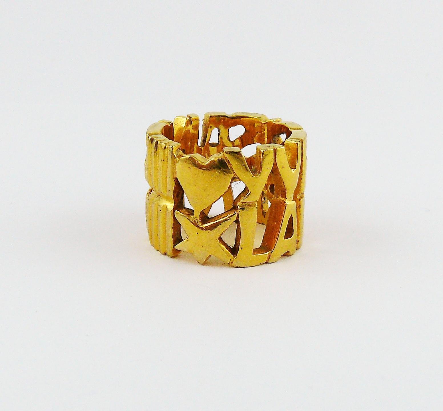 ysl vintage ring