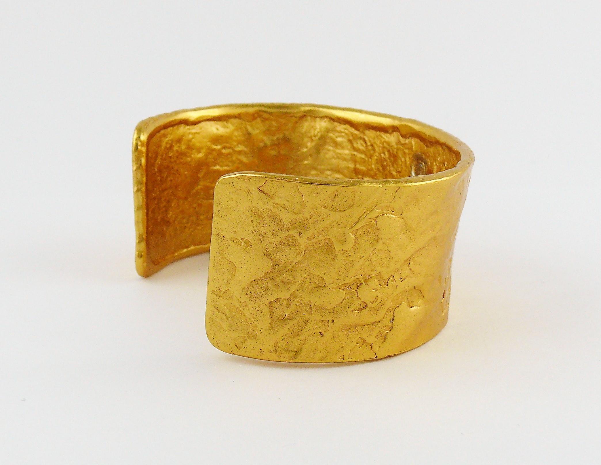 ysl gold cuff bracelet