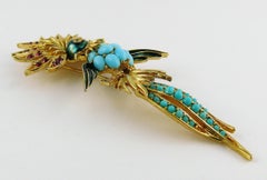 Marcel Boucher Bird of Paradise Jewelled Brooch