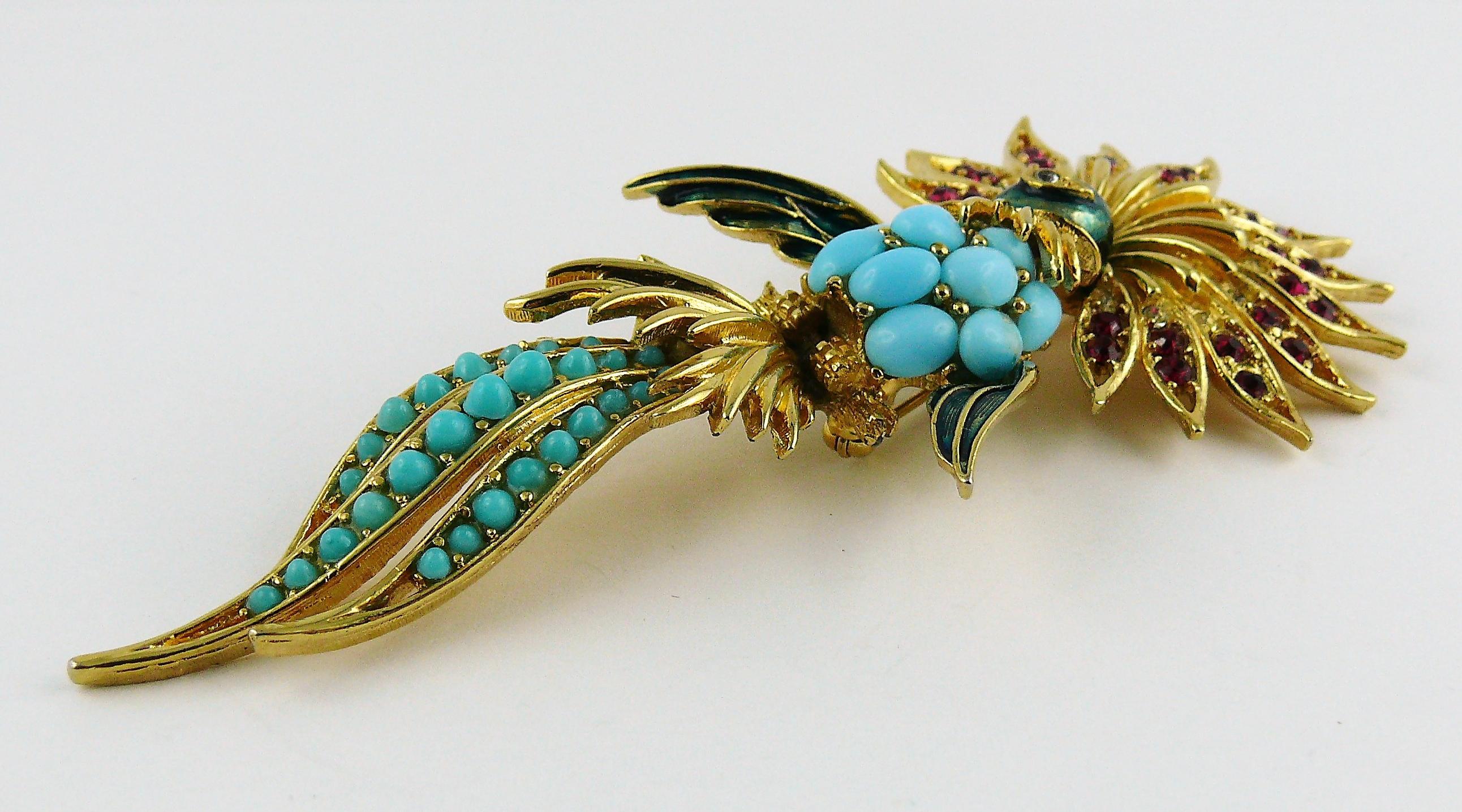 boucher peacock brooch