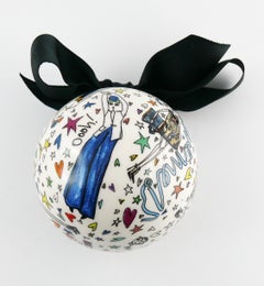 Lanvin Printed Christmas Baubles Set