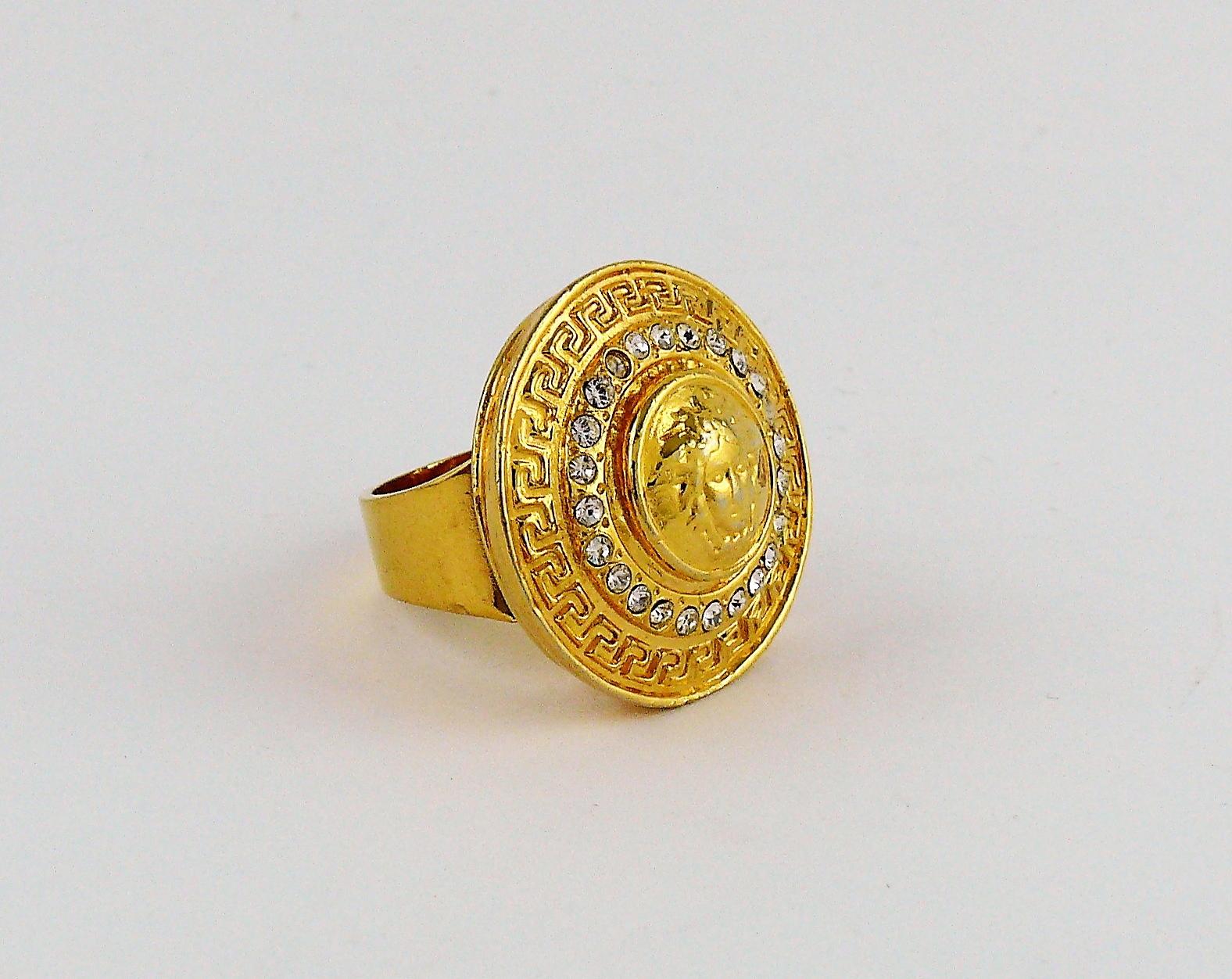 versace vintage ring