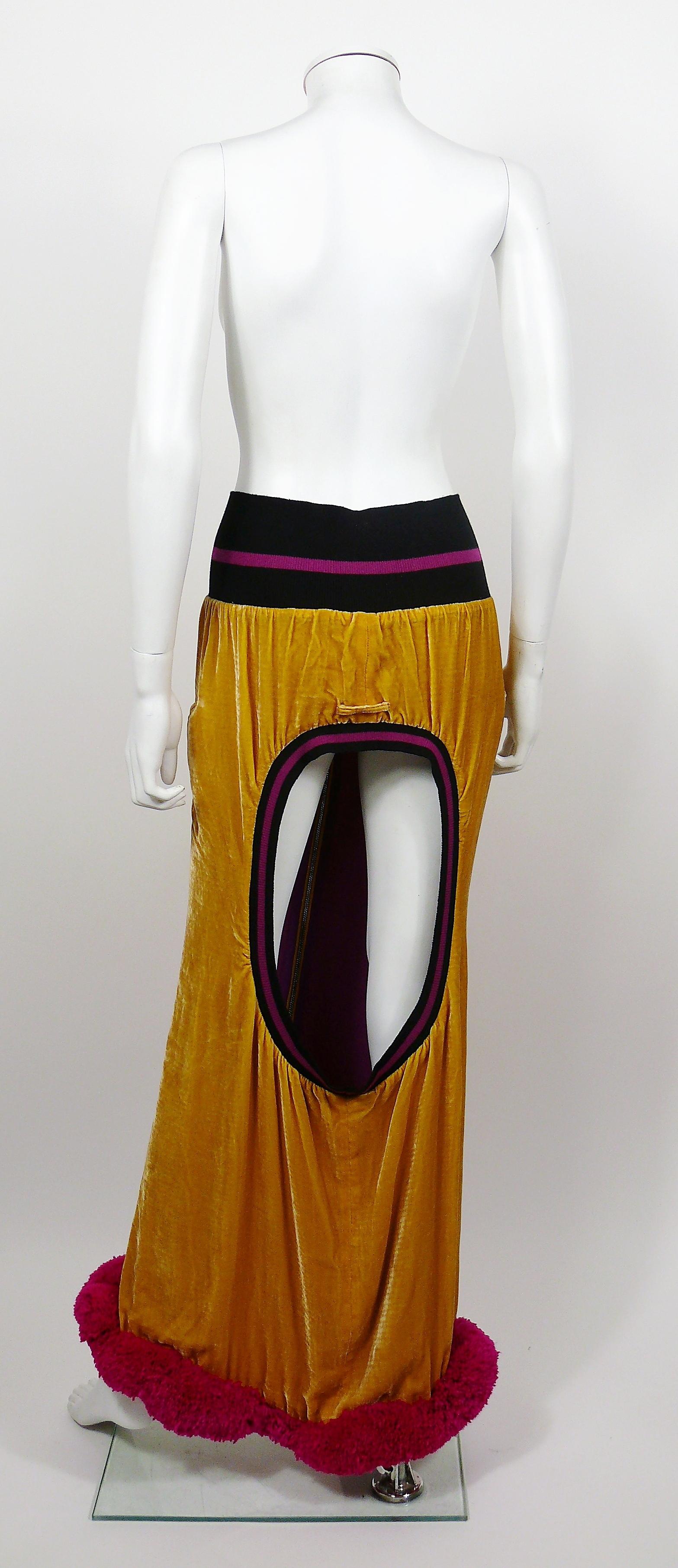 Jean Paul Gaultier Extravagant Maxi Skirt US Size 8 1