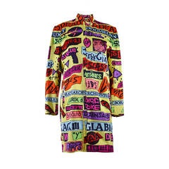 Stephen Sprouse Rock Stickers Coat 3