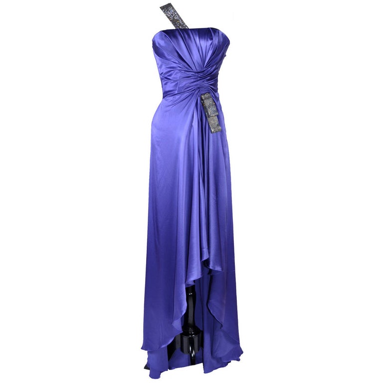 Versace purple dress discount