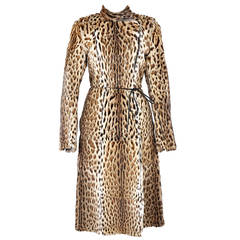 Retro A/W 1999 TOM FORD for GUCCI LEOPARD PRINTED COAT