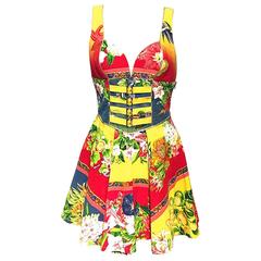 s/s 1993 DOCUMENTED GIANNI VERSACE VERSUS DRESS 2