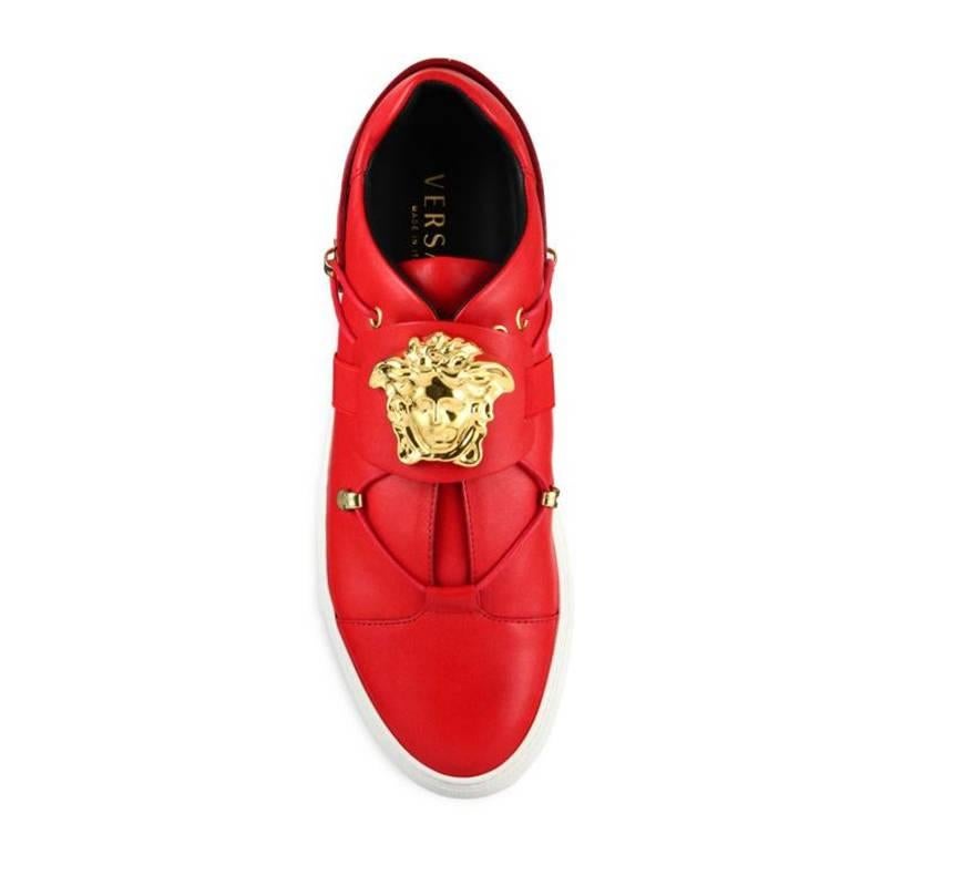 red versace shoes