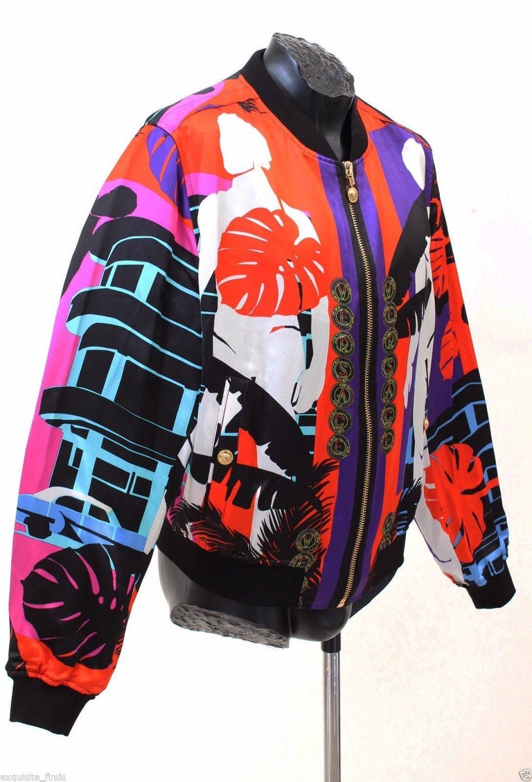 BRAND NEW VERSACE CUBA PRINT RED JACKET for MEN For Sale at 1stDibs | red  jacket men, cuba jacket, cuban jacket
