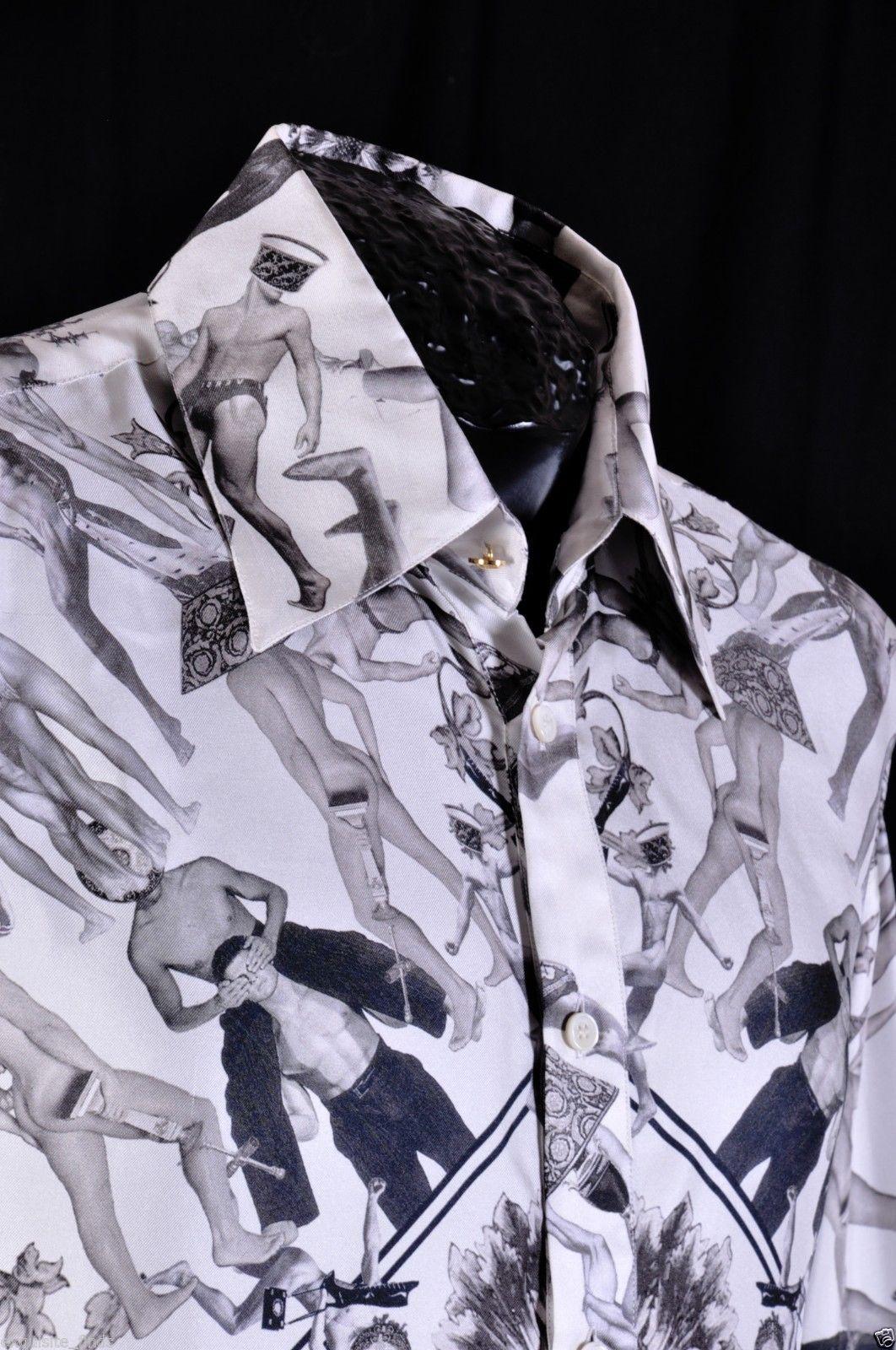 NEW VERSACE 100% SILK SHIRT in ICONIC BLACK and WHITE PRINT



100% silk shirt featuring the label’s iconic print throughout in eye catching black and white hues. 

Long sleeves

Gold Tone Medusa neck and cuff buttons

Italian size 40 - 15