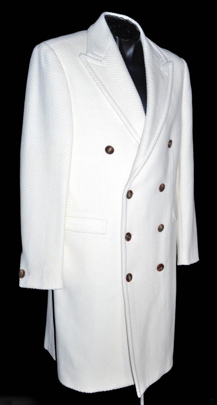 mens white wool coat