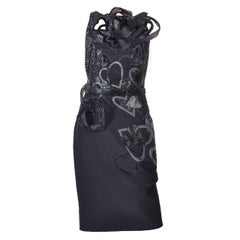 New VERSACE CRYSTAL EMBELLISHED QUEEN OF HEARTS DRESS 40 - 4