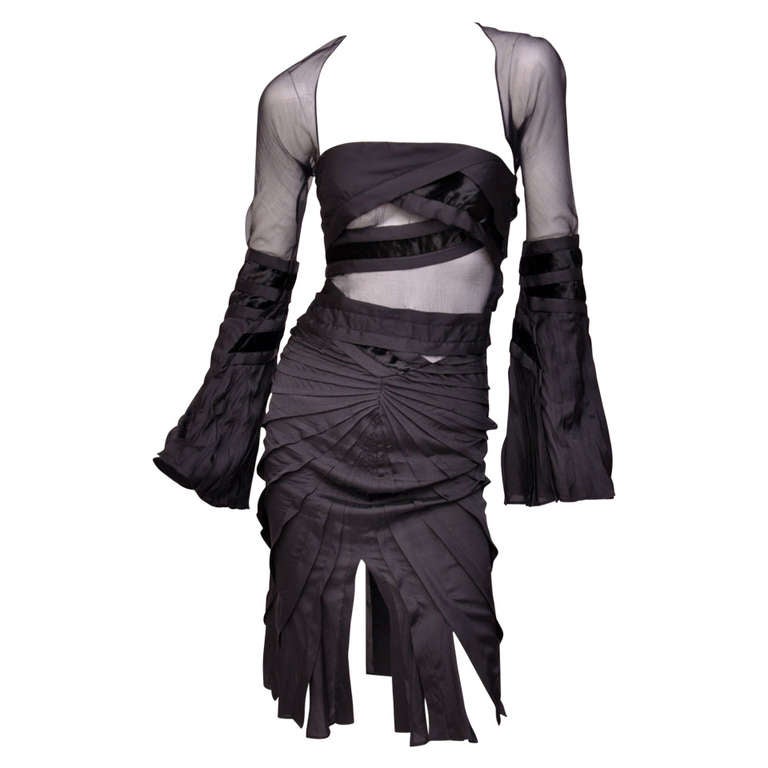 Tom Ford for Gucci black dress, F / W 2004 