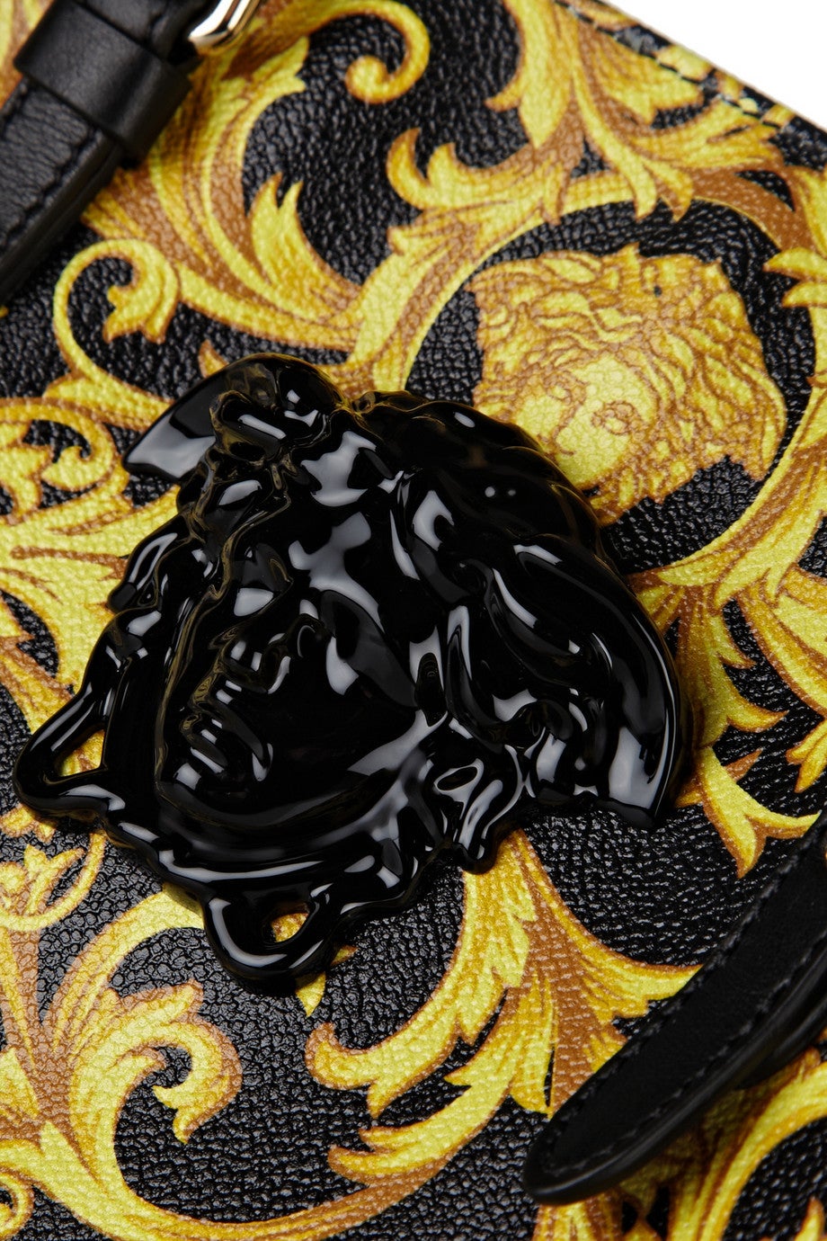 versace black and gold bag